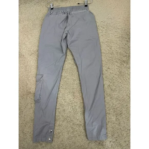 Hood Couture Mens Pull On Gray Cargo Pants Size XS Grunge Streetwear Hip Hop Y2K - Picture 12 of 13